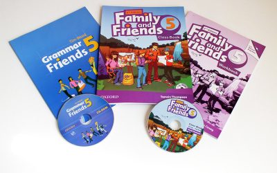 5 Family & Friends ترم های ۱ تا 4 کتاب بنفش